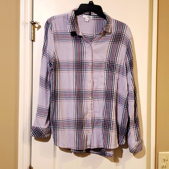 Sonoma Tops - Sonoma Purple Plaid Button Up shirt
